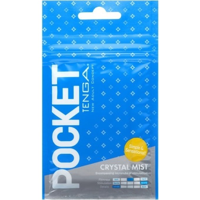 Мастурбатор TENGA POCKET CRYSTAL MIST POT-005